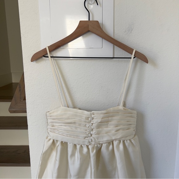 NWT RMN Studio Sloane Maxi Dress with Pockets in Ivory - Picture 5 of 13